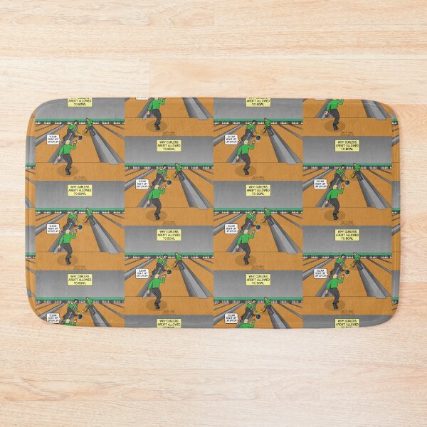 Item preview, Why curlers aren't allowed to bowl! designed and sold by Out to Lunch Cartoons and More.
