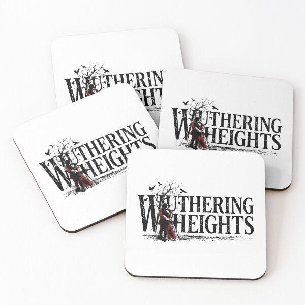 Item preview, Wuthering Heights Red Silhouette Emily Bronte Gothic Romance designed and sold by Fenay Designs.
