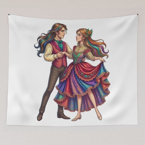 Item preview, A couple at a dance. designed and sold by PP&RAINBOW SHOP.