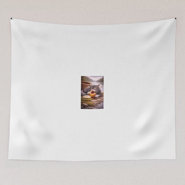 Item preview, Grumpy Cat Eating the Jam Donut After the Crash designed and sold by LovelyCatGalaxy.
