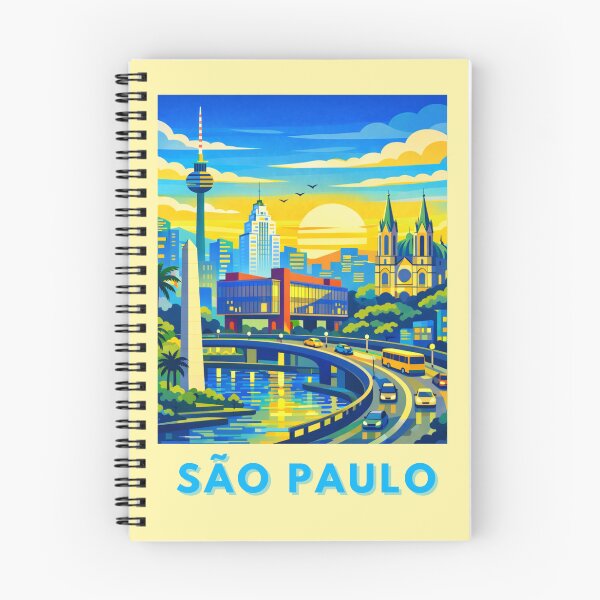 Item preview, São Paulo Travel Poster designed and sold by MatthewHeights.