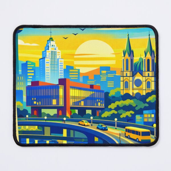 Item preview, São Paulo Travel Poster designed and sold by MatthewHeights.