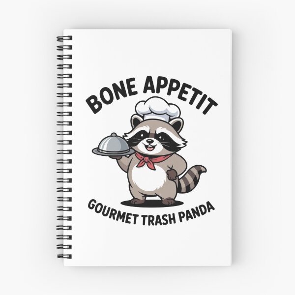 Item preview, Funny Foodie Raccoon Bone Appetit - Dumpster Diving Decal designed and sold by Mr-wow.