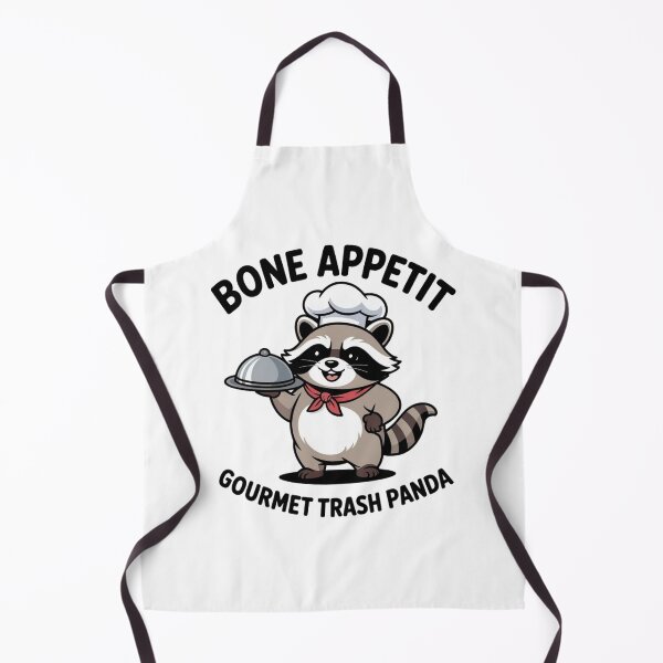 Item preview, Funny Foodie Raccoon Bone Appetit - Dumpster Diving Decal designed and sold by Mr-wow.