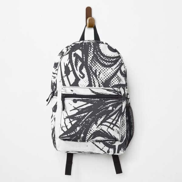 Item preview, A chaotic crazy face illustrated with distorted sketch lines. The exaggerated expression creates a bold graphic character. designed and sold by Dejbar.