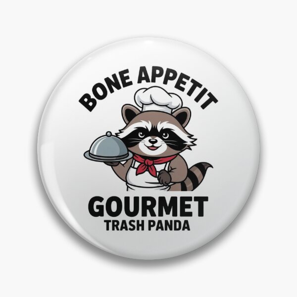 Item preview, Kawaii Gourmet Trash Panda Relatable Humor Design designed and sold by Mr-wow.