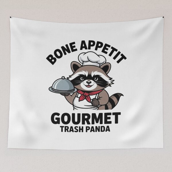 Item preview, Kawaii Gourmet Trash Panda Relatable Humor Design designed and sold by Mr-wow.