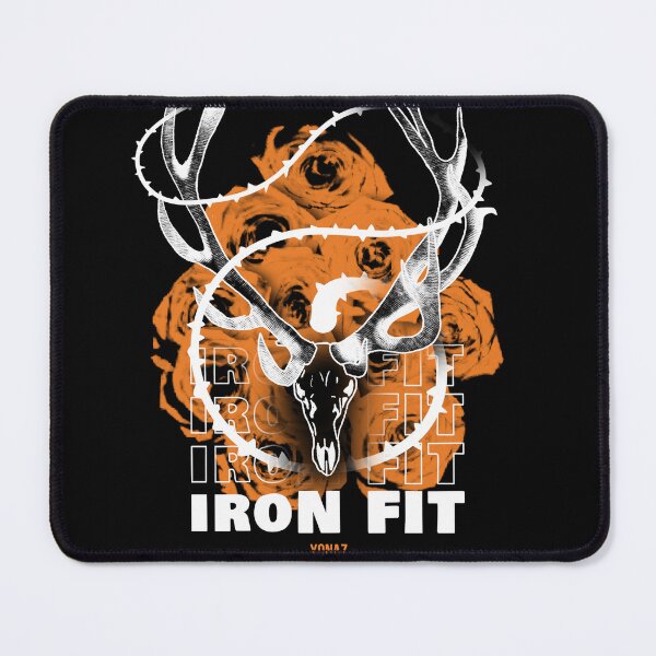 Item preview, Iron Fit - Cráneo de Ciervo y Rosas Estilo Dark Fitness designed and sold by xonaz.
