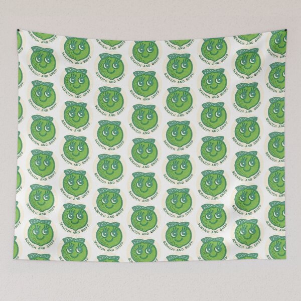Item preview, Vintage 70s 80s Scratch & Sniff LIME Scented Sticker designed and sold by Plastic Memory Archive.