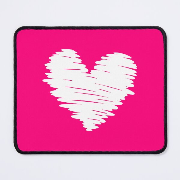 Item preview, Hot pink Heart doodle designed and sold by RedStormCloud.