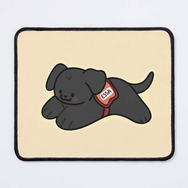 Item preview, Emotional Support Stuffed Animal ~ Black Lab designed and sold by FoolishFluff.