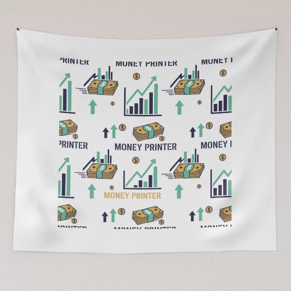 Item preview, Money Printer – Trading Profit Meme designed and sold by VolatilityEdge.