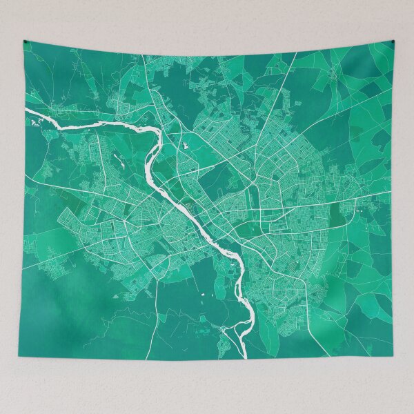 Item preview, Mosul City Map of Iraq - Watercolor designed and sold by deMAP.