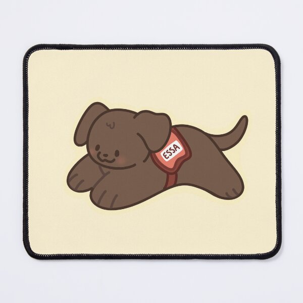 Item preview, Emotional Support Stuffed Animal ~ Chocolate Lab  designed and sold by FoolishFluff.