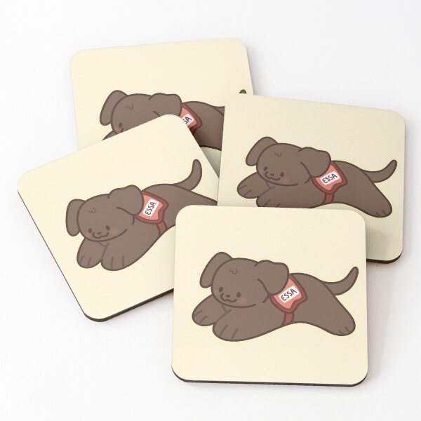 Item preview, Emotional Support Stuffed Animal ~ Chocolate Lab  designed and sold by FoolishFluff.