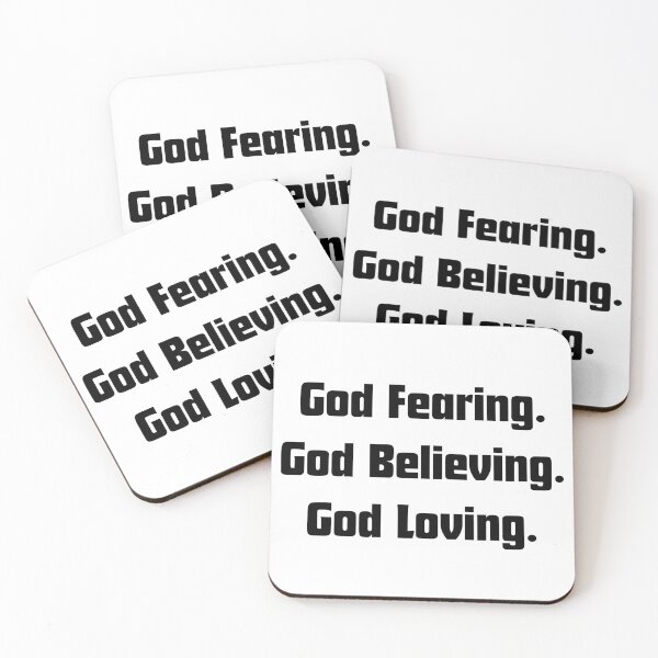 Item preview, Bold Font God fearing, God believing, God loving designed and sold by 1anne-grace1.