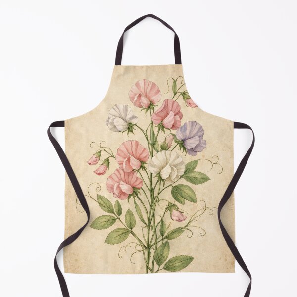 Item preview, Vintage Sweet Pea Botanical Illustration - Lathyrus Odoratus Antique Floral Print designed and sold by Darlin8888.