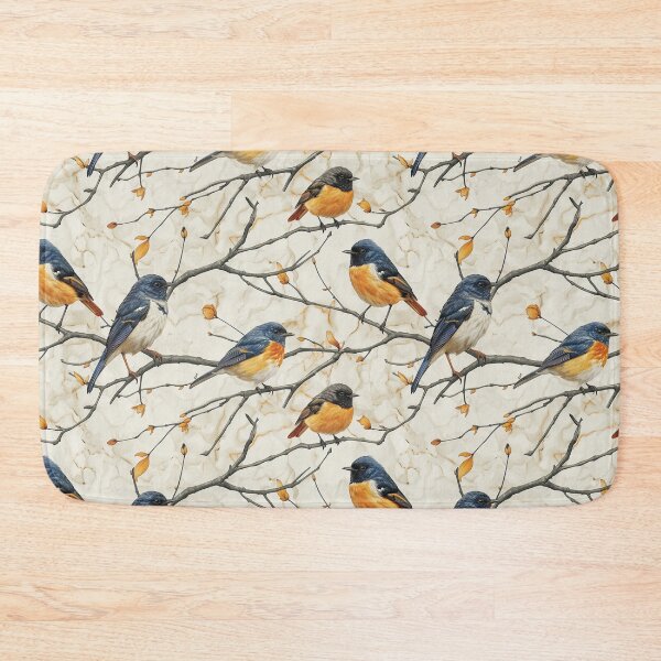 Item preview, Vintage Birds on Branches Marble Pattern designed and sold by NTGUILTY.