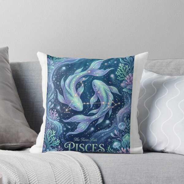 Item preview, Pisces Zodiac Mystical Wall Art Print Constellation Astrology Poster designed and sold by avsroding.