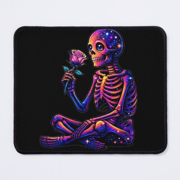 Item preview, Galaxy Skeleton Holding a Rose designed and sold by SOMANA7.