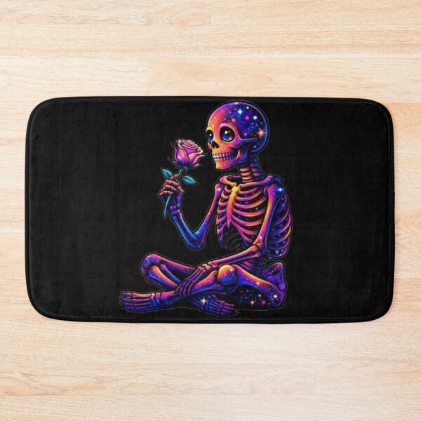 Item preview, Galaxy Skeleton Holding a Rose designed and sold by SOMANA7.