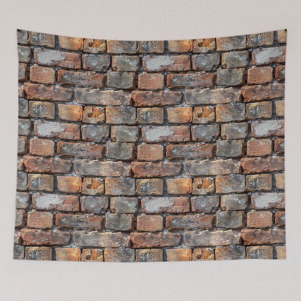 Item preview, Rustic Weathered Old Brick Wall Pattern designed and sold by NTGUILTY.