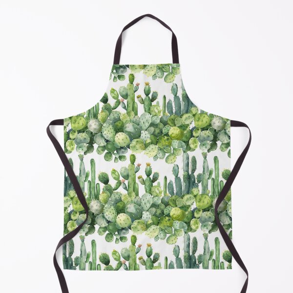 Item preview, Vibrant Green Watercolor Cactus Succulent Pattern designed and sold by NTGUILTY.