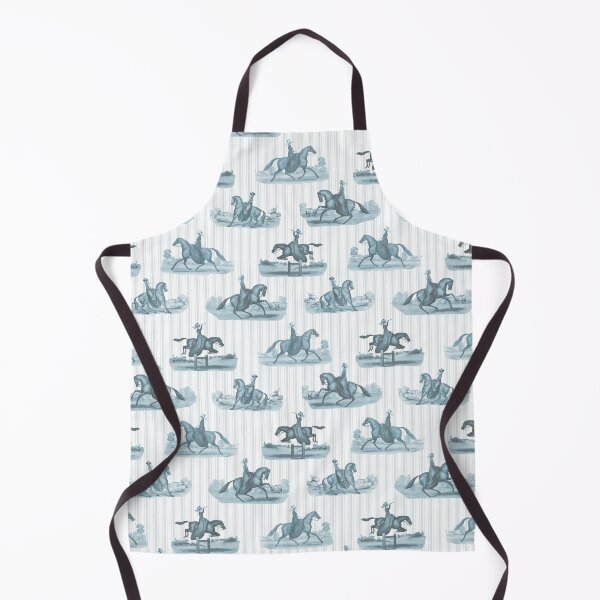 Item preview, Elegant Vintage English Country Horse Lady Riders Blue designed and sold by tanjica.