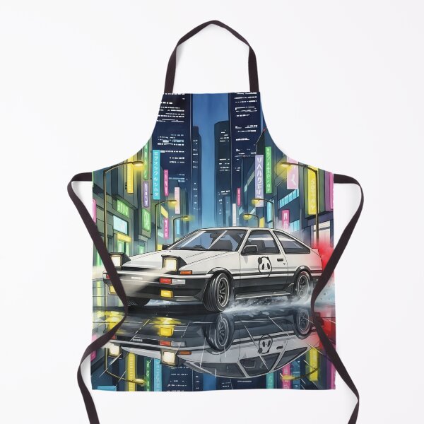 Item preview, Toyota AE86 Trueno Neon City Art JDM Drift Legend Cyberpunk Illustration designed and sold by Motorline44.