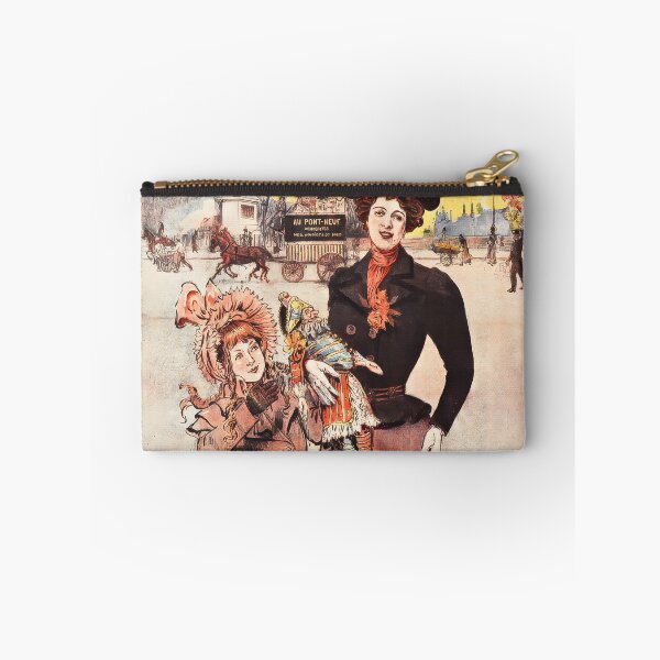 Item preview, Vintage 1899 Paris Pont Neuf Toys Christmas Poster designed and sold by TheSoulOfArt.