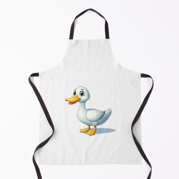 Item preview, A cheerful cartoon duck with bright green eyes and a friendly smile. designed and sold by cave-canvas.