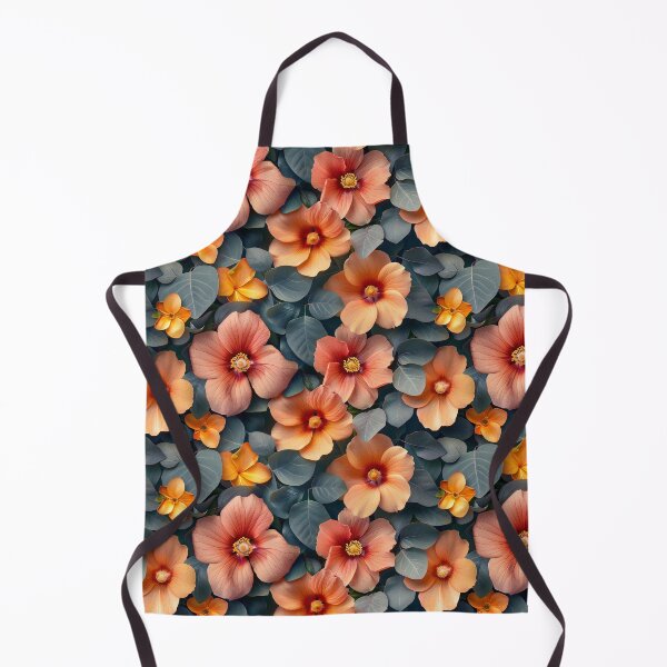 Item preview, Elegant Apricot Floral and Eucalyptus Pattern designed and sold by NTGUILTY.