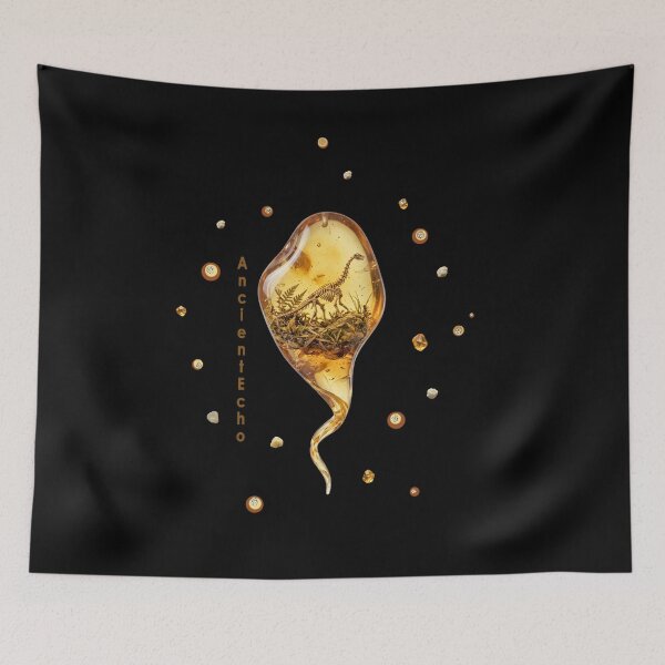 Item preview, Ancient Echo – Amber Drop with Fossil Scene designed and sold by Herzbaumatelier.