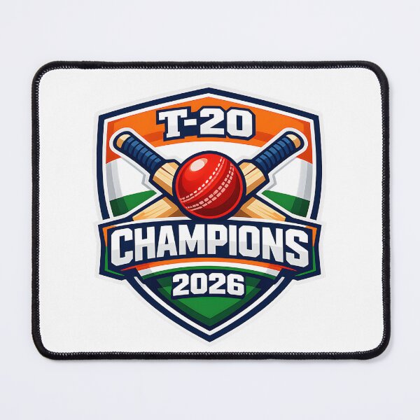 Item preview, India T20 Cricket Champions 2026 Victory Shield designed and sold by MimsTees.