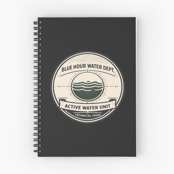 Item preview, Blue Hour Water Department Active Water Unit Badge designed and sold by EimSol.