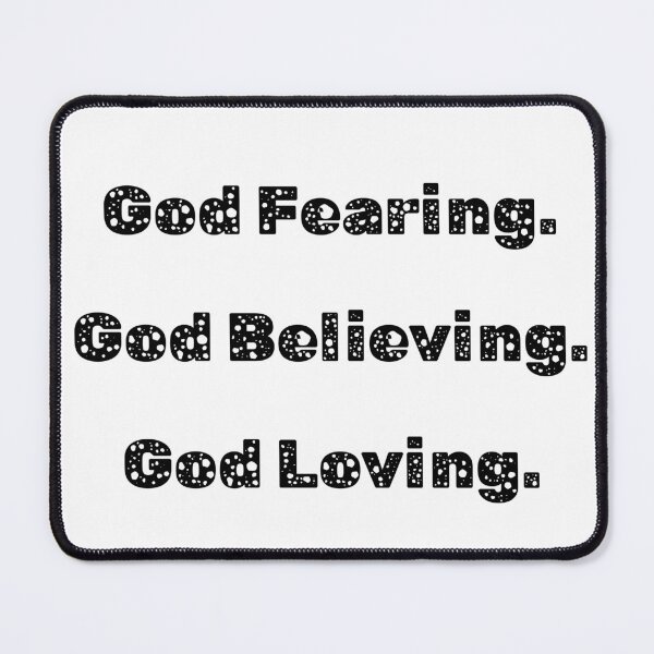 Item preview, Bubbly Font God fearing, God believing, God loving designed and sold by 1anne-grace1.