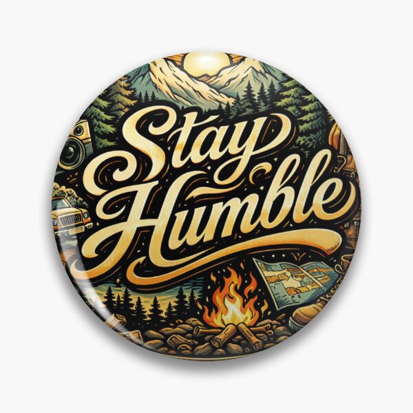 Item preview, Stay Humble Trust Your Journey Adventure Sticker | Travel Camping Design designed and sold by moon01light.