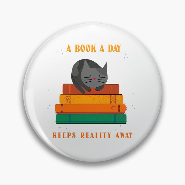 Item preview, A Book A Day Keeps Reality Away | Cute Book Lover Reading Design designed and sold by swdesigns714.