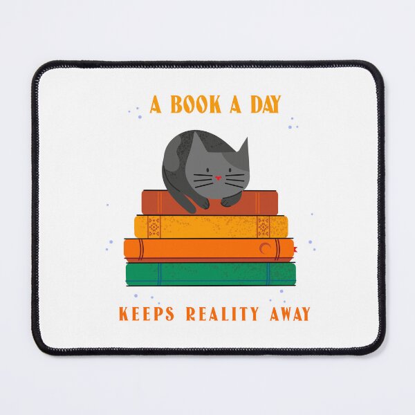 Item preview, A Book A Day Keeps Reality Away | Cute Book Lover Reading Design designed and sold by swdesigns714.