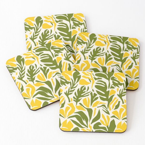 Item preview, Matisse Inspired Organic Leaf Cut Out Seamless Pattern designed and sold by InkedHorizon.