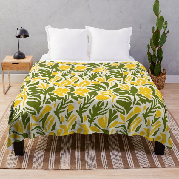 Item preview, Matisse Inspired Organic Leaf Cut Out Seamless Pattern designed and sold by InkedHorizon.