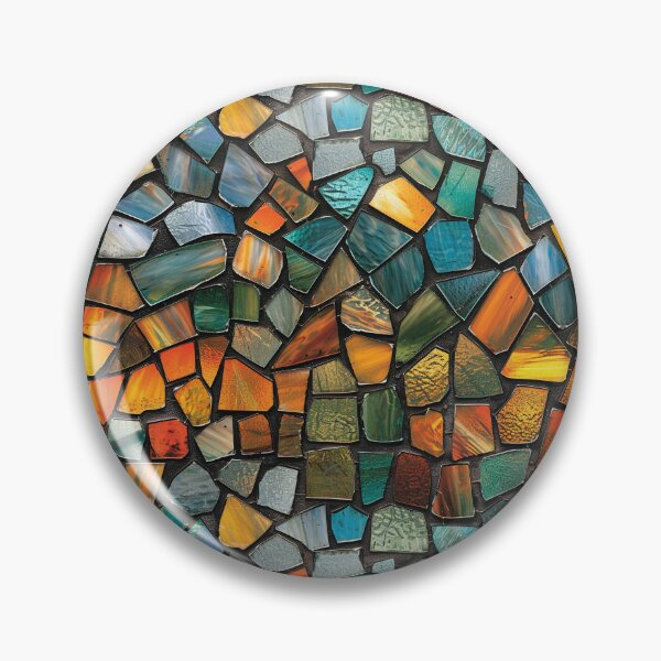 Item preview, Colorful Stained Glass Mosaic Tile Pattern designed and sold by NTGUILTY.