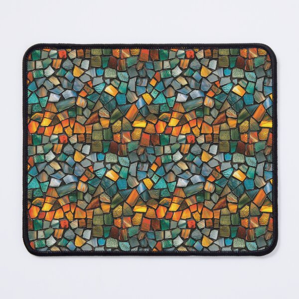 Item preview, Colorful Stained Glass Mosaic Tile Pattern designed and sold by NTGUILTY.