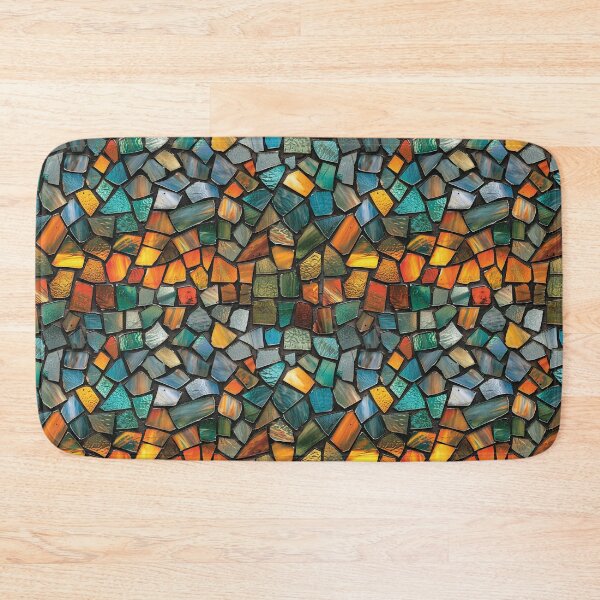 Item preview, Colorful Stained Glass Mosaic Tile Pattern designed and sold by NTGUILTY.