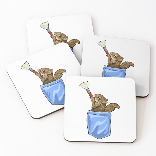 Item preview, PeaPod the Happy Little Squirrel designed and sold by Katie Morris Art.