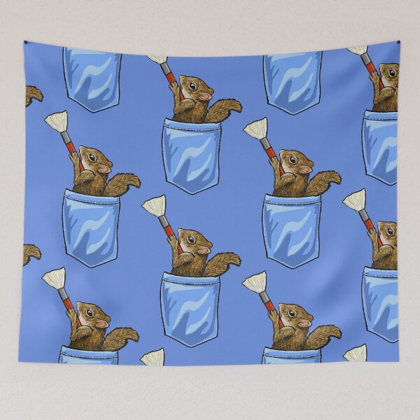 Item preview, PeaPod the Happy Little Squirrel designed and sold by Katie Morris Art.