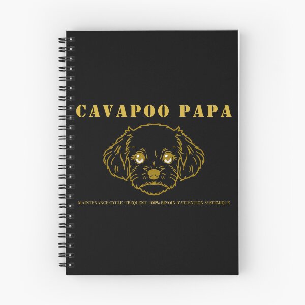 Item preview, Cavapoo Papa - Gold & Black Special Edition - Premium Design designed and sold by CREATIVE HERITAGE.