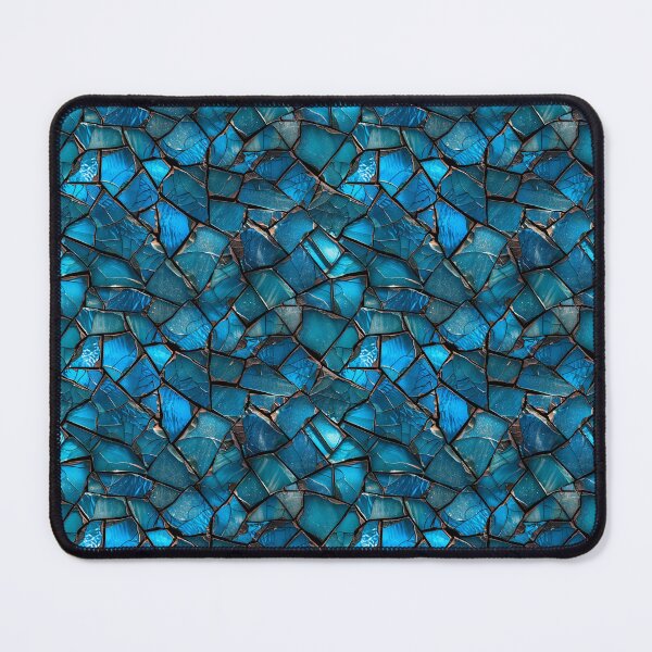 Item preview, Deep Blue Broken Glass Mosaic Pattern designed and sold by NTGUILTY.