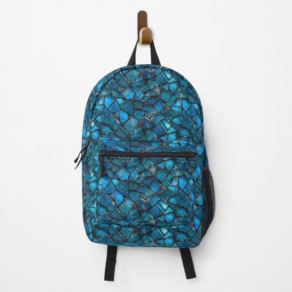 Item preview, Deep Blue Broken Glass Mosaic Pattern designed and sold by NTGUILTY.
