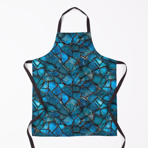 Item preview, Deep Blue Broken Glass Mosaic Pattern designed and sold by NTGUILTY.